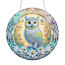 Load image into Gallery viewer, Owl/Frog/Dragonfly-Double Sided Drill-Diamond Pendant
