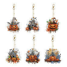 Load image into Gallery viewer, 6/5Pcs/Set-Animal-Double Side Drill-Diamond Keychain
