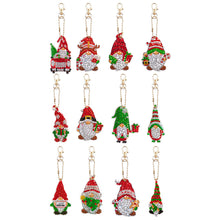 Load image into Gallery viewer, 12/16Pcs/Set-Animal-Double Side Drill-Diamond Keychain
