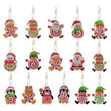 Load image into Gallery viewer, 12/16Pcs/Set-Animal-Double Side Drill-Diamond Keychain
