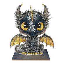 Load image into Gallery viewer, Owl-Single Side Drill-Wooden Diamond Desktop Ornament
