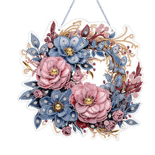 Load image into Gallery viewer, Flower Garland-Single Side Drill-Diamond Pendant
