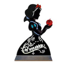 Load image into Gallery viewer, Disney Silhouette-Single Side Drill-Wooden Diamond Desktop Ornament
