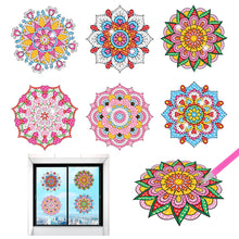 Load image into Gallery viewer, 6Pcs/Set-Mandala-Diamond Glass Sticker
