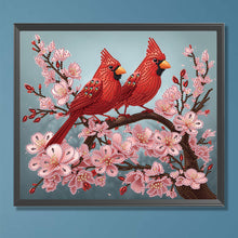 Load image into Gallery viewer, Cardinal-Partial Special Diamond Painting-35x30cm
