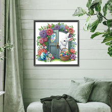 Load image into Gallery viewer, Garden Rabbit-Partial Special Diamond Painting-30x30cm
