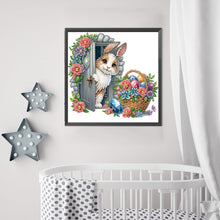 Load image into Gallery viewer, Garden Rabbit-Partial Special Diamond Painting-30x30cm
