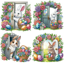 Load image into Gallery viewer, Garden Rabbit-Partial Special Diamond Painting-30x30cm
