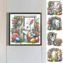 Load image into Gallery viewer, Garden Rabbit-Partial Special Diamond Painting-30x30cm
