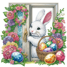 Load image into Gallery viewer, Garden Rabbit-Partial Special Diamond Painting-30x30cm
