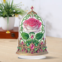 Load image into Gallery viewer, Rose Crystal Box-Single Side Drill-Acrylic Diamond Desktop Ornament
