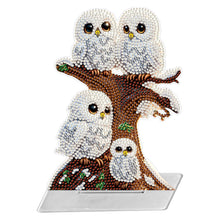 Load image into Gallery viewer, Animal-Single Side Drill-Wooden Diamond Desktop Ornament
