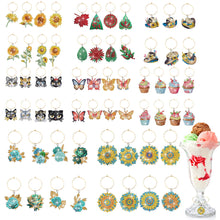 Load image into Gallery viewer, 6/8Pcs/Set-Animal-Wine Glass Pendant-Diamond Pendant-JH-JBG017
