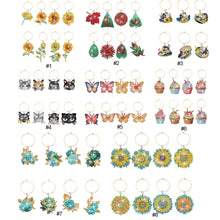 Load image into Gallery viewer, 6/8Pcs/Set-Animal-Wine Glass Pendant-Diamond Pendant-JH-JBG017
