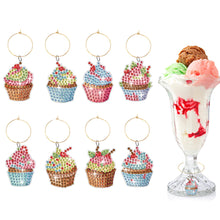 Load image into Gallery viewer, 6/8Pcs/Set-Animal-Wine Glass Pendant-Diamond Pendant-JH-JBG017
