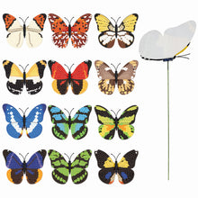 Load image into Gallery viewer, 12Pcs/Set-Butterfly Garden-Decoration Stick
