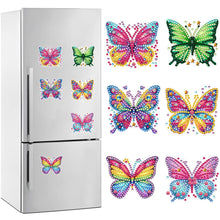 Load image into Gallery viewer, 6/7Pcs/Set-Butterfly/Owl-Diamond Painting Magnet Refrigerator
