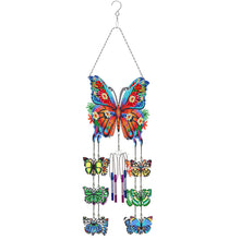 Load image into Gallery viewer, Butterfly-Wind Chime Double Sided-Diamond Pendant
