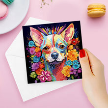 Load image into Gallery viewer, 8Pcs/Set-Cat dog-Diamond Greeting Cards
