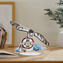 Load image into Gallery viewer, Flower Eagle Hummingbird-Single Side Drill-Acrylic Diamond Desktop Ornament
