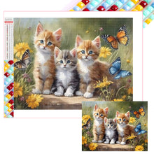 Load image into Gallery viewer, Cat-Full Square Diamond Painting-40x30cm
