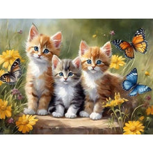 Load image into Gallery viewer, Cat-Full Square Diamond Painting-40x30cm
