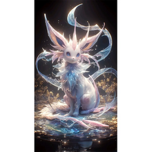 Load image into Gallery viewer, Pokemon Eevee -  Diamond Painting - 30*55cm
