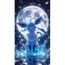 Load image into Gallery viewer, Pokemon Eevee -  Diamond Painting - 30*55cm
