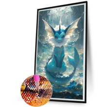 Load image into Gallery viewer, Pokemon Eevee -  Diamond Painting - 30*55cm
