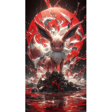 Load image into Gallery viewer, Pokemon Eevee -  Diamond Painting - 30*55cm
