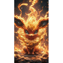 Load image into Gallery viewer, Pokemon Eevee -  Diamond Painting - 30*55cm
