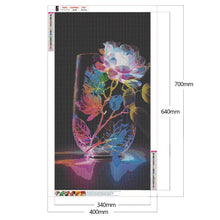 Load image into Gallery viewer, Colored Cup Flowers-Full Drill Diamond Painting-40x70cm
