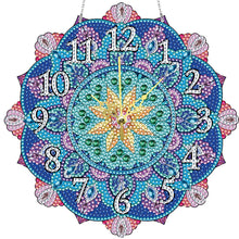 Load image into Gallery viewer, Mandala-Crystal Diamond Clock
