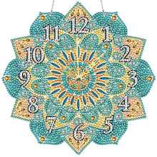 Load image into Gallery viewer, Mandala-Crystal Diamond Clock
