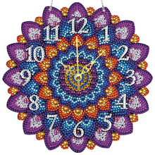 Load image into Gallery viewer, Mandala-Crystal Diamond Clock
