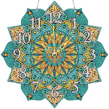 Load image into Gallery viewer, Mandala-Crystal Diamond Clock
