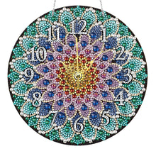 Load image into Gallery viewer, Mandala-Crystal Diamond Clock
