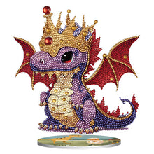 Load image into Gallery viewer, Dragon-Single Side Drill-Diamond Desktop Ornament
