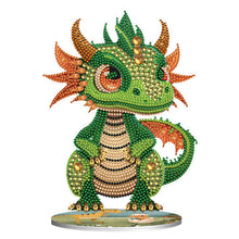 Load image into Gallery viewer, Dragon-Single Side Drill-Diamond Desktop Ornament
