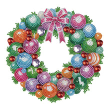 Load image into Gallery viewer, Christmas Wreath-Partial Special Diamond Painting-30x30cm
