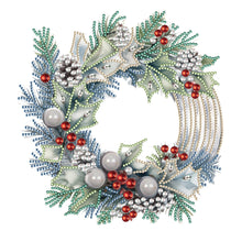 Load image into Gallery viewer, Christmas Wreath-Partial Special Diamond Painting-30x30cm
