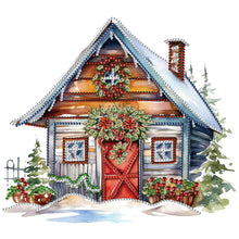 Load image into Gallery viewer, Christmas House-Partial Special Diamond Painting-30x30cm
