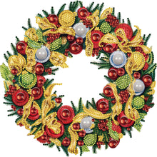 Load image into Gallery viewer, Christmas Wreath-Partial Special Diamond Painting-30x30cm
