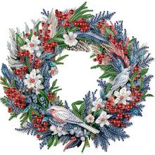 Load image into Gallery viewer, Christmas Wreath-Partial Special Diamond Painting-30x30cm
