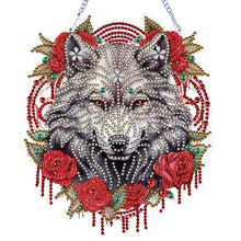 Load image into Gallery viewer, Wolf-Single Side Drill-Diamond Pendant
