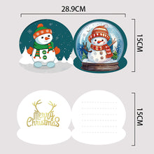 Load image into Gallery viewer, 12Pcs/Set Christmas Crystal Ball-Diamond Greeting Cards
