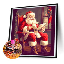 Load image into Gallery viewer, Santa Claus-Full Round Diamond Painting-30x30cm
