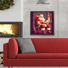 Load image into Gallery viewer, Santa Claus-Full Round Diamond Painting-30x30cm
