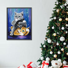 Load image into Gallery viewer, Cat-Full Round Diamond Painting-30x40cm
