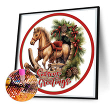 Load image into Gallery viewer, Christmas Trojan-Full Round Diamond Painting-30x30cm
